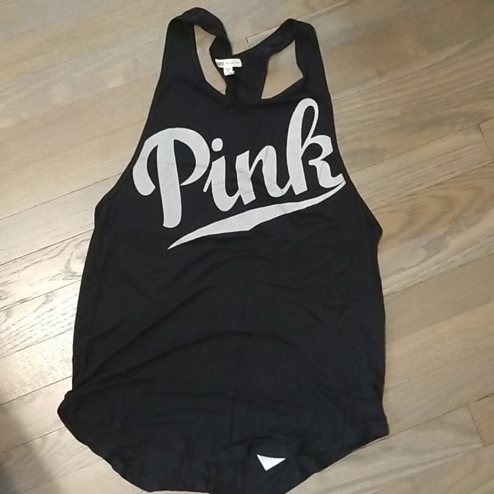 Pink racerback tank